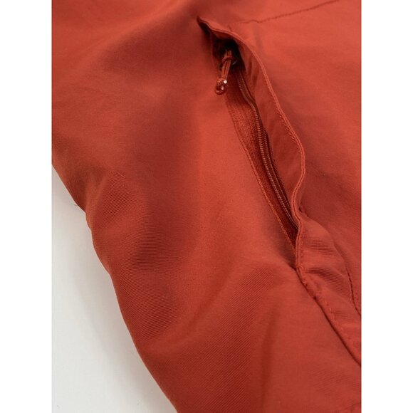 LL Bean Mountain Classic Vest Mens M Reg Orange Blue Nylon Shell Packable Zip - Picture 6 of 14